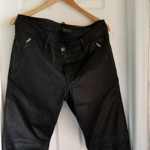 Guess Other - GUESS ZIPPER TAPERED Slim JEANS (BLACK) 36x30